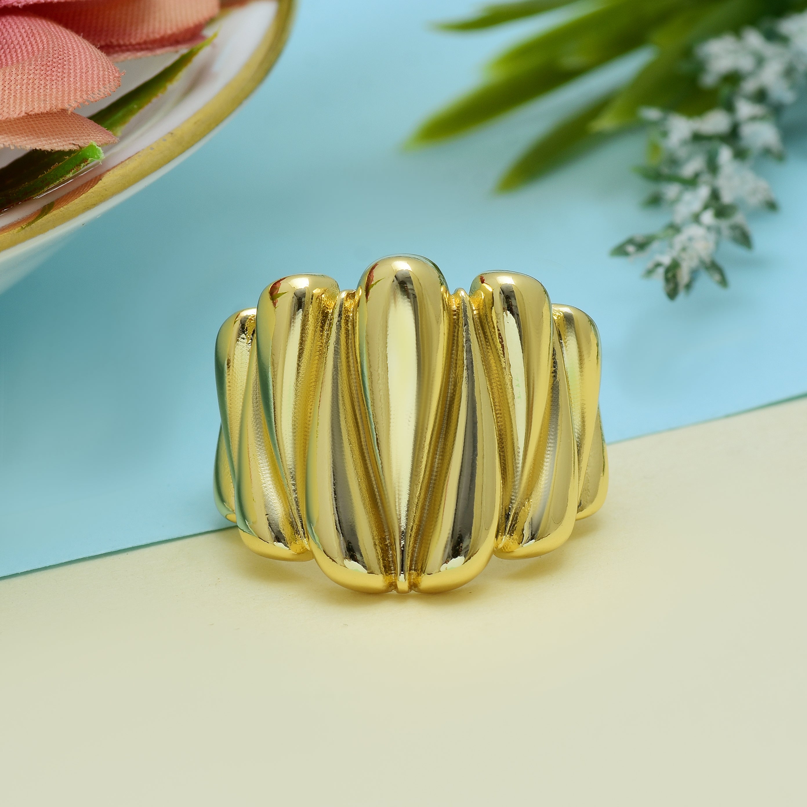 Golden Whimsy Ring | Anti Tarnish