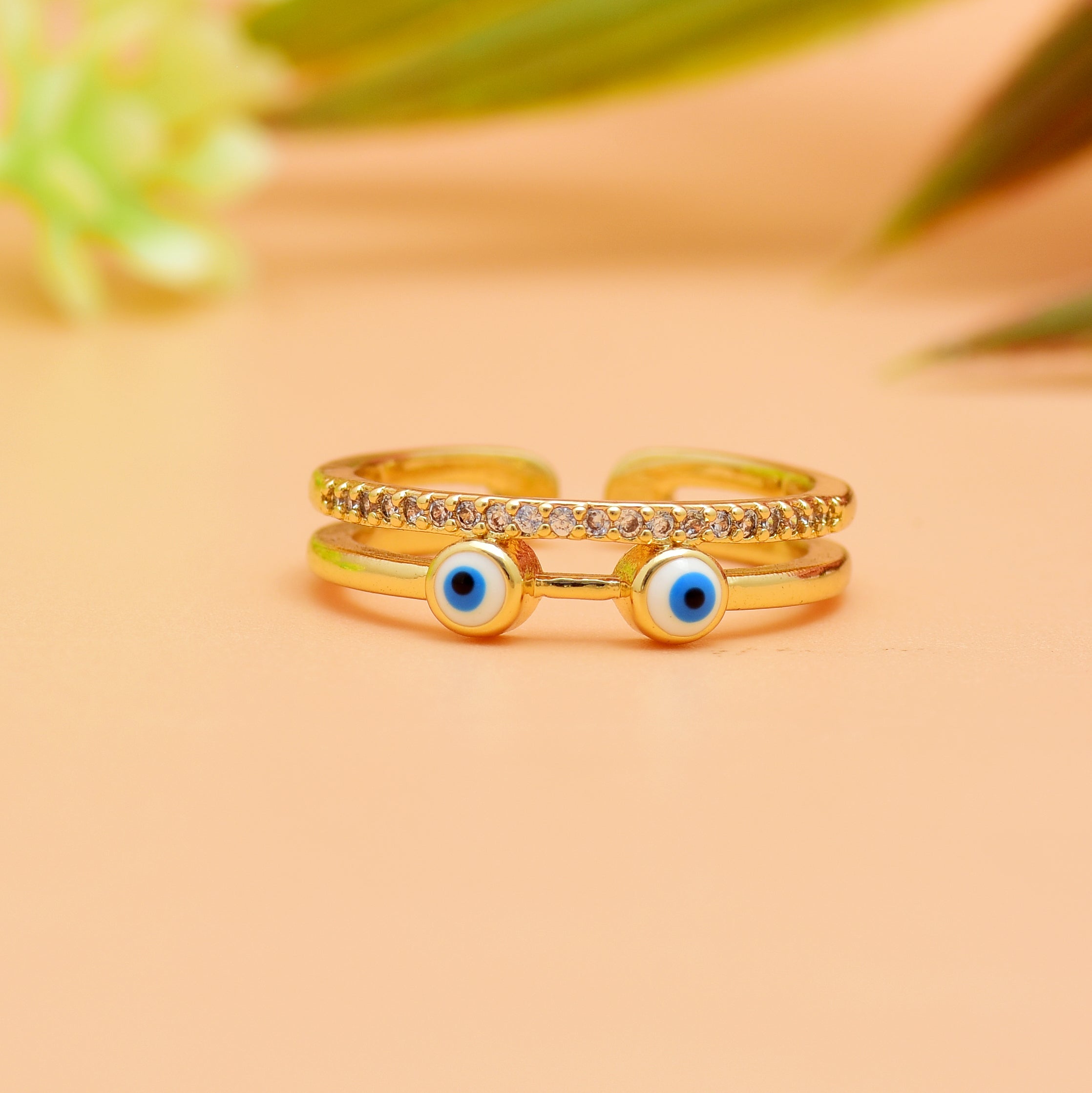 Harmony Evil Eye Ring | Anti Tarnish