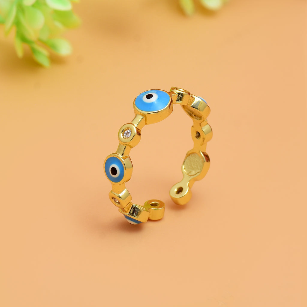 Turkish Eye Enamel Rings | Anti Tarnish